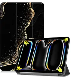 Чохол-книжка BeCover Smart Case для Apple iPad Pro 11" M4 2024 Чорний Abstraction (711630) - мініатюра 2