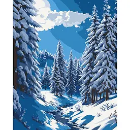 Картина за номерами ART CRAFT Зимова казка 40x50 см Різнокольоровий (PM-194-K-1670)