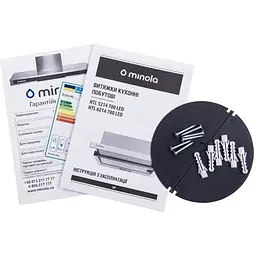 Витяжка Minola HTL 5214 WH 700 LED - мініатюра 8