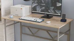 Комп'ютерний стіл Ferrum-decor Раян 75x140x70 сірий ДСП Дуб Сан-Марино 16мм (FRD-101644) - мініатюра 7