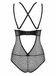 Боді Obsessive 859-TED-1 L/XL чорний - мініатюра 7