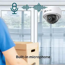 IP-камера TP-Link VIGI C240-4, PoE, 4Мп, 4мм, H265+, IP66, Turret, кольорове нічне бачення, внутрішня - мініатюра 7