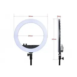 Студійна 360° світлодіодна LED лампа зі штативом та дзеркалом No Brand LIVE LIGHT A3649 - мініатюра 6