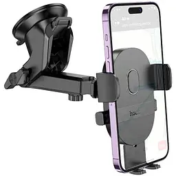 Тримач HOCO Mighty one-button car holder H19 (center console) - мініатюра 6