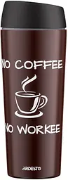 Термокухоль Coffee Time 450мл нержавіюча сталь коричневий ARDESTO kuh0014297