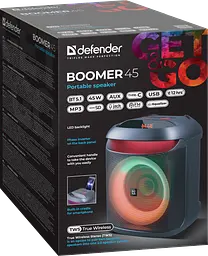 Портативна акустика Defender Beatbox 45 Black (65245) (7109586) - мініатюра 8