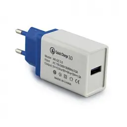 Адаптер Fast Charge QC3.0 USB AR 60 / 4311 WHITE - мініатюра 2
