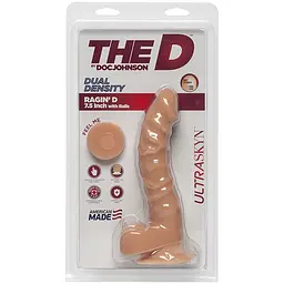 Фалоімітатор Doc Johnson The D - Ragin D - 7.5 Inch - мініатюра 2