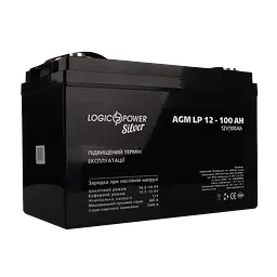 Акумулятор AGM LP 12V - 100 Ah Silver