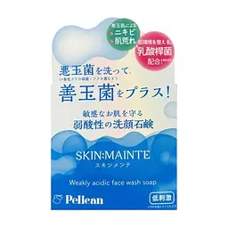 Тверде мило Pelican SKIN:MAINTE Face Wash Soap pH-балансоване для вмивання обличчя 80 г (4976631481777)