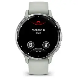Смарт-годинник Garmin Venu 3s Silver Stainless Steel Bezel with Sage Gray Case and Silicone Band (010-02785-51) - мініатюра 2