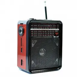 Радіоприймач з USB-виходом GOLON RX-9100 Чорний з червоним