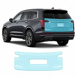 Антигравійна захисна бронеплівка за лекалами для Cadillac XT6 I 2019- зона кришки багажника