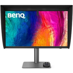 Монітор TFT 27 BenQ PD2770U, IPS, 4K UHD, HDMI, DP, USB-C, USB-hub, HAS, колонки, темно-сірий