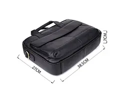 Портфель для чоловіків із натуральної шкіри Vintage 38,5×27×7 см sum0027454 - мініатюра 3