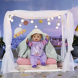 Одяг для ляльки Baby Born Святковий комбінезон лавандовий (831090-1) - мініатюра 4