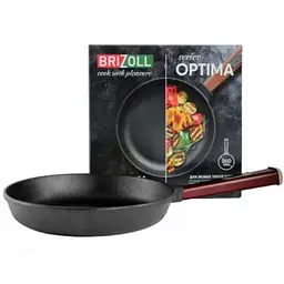 Cковорода Brizoll Optima-Bordo чавунна з ручкою 26х4 см (O2640-P2) - мініатюра 3