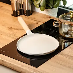 Сковорода для млинців з бортиками різної висоти 23,5 см, бежевий Breakfast HP39579W - мініатюра 20