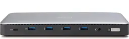 Digitus Док-станція USB-C > 3xHDMI/2xDP/4xUSB-A/USB-C/RJ45/DC/Audio - мініатюра 3