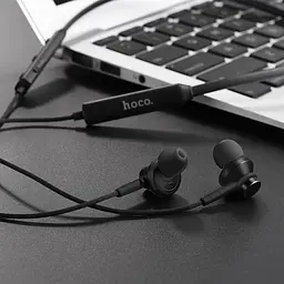 Бездротові навушники - стерео гарнітура Hoco ES18 Faery sound чорна - мініатюра 8