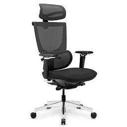 Крісло Mealux S8 Air Fabric Black (арт. HF-S8P F/B) - мініатюра 5