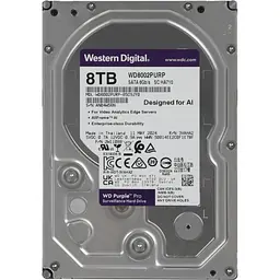 Накопичувач HDD SATA 8.0TB WD Purple Pro 7200rpm 256MB (WD8002PURP) - мініатюра 3