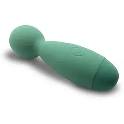 Мінівібромасажер Wooomy Smally Mini Wand Turquoise - мініатюра 2