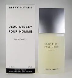 Туалетна вода Issey Miyake L'Eau d'Issey Pour Homme Оригінал тестер 125 мл