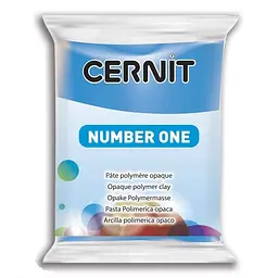 Полімерна глина Cernit Number One, 56 г., Блакитна, (CR-CE0900056200)