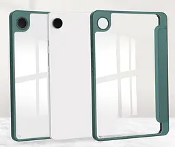 Чохол TPUCristal SlimTPU Spen holder Samsung Galaxy Tab A9 8.7 X110 X115 Темно-зелений - мініатюра 3