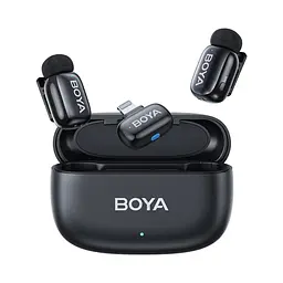 Мікрофон петличний бездротовий BOYA mini-15 (Lightning) black