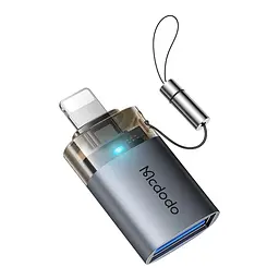 Адаптер McDodo USB-A to Lightning Transfer Adapter Black