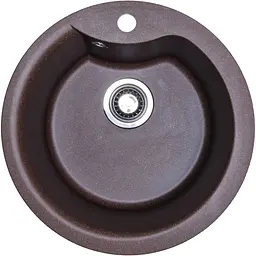 Кухонна мийка Adamant Wave Ø485x210 коричневий 216223, Коричневий