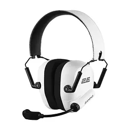 Навушники бездротові ігрові з мікрофоном 2E GAMING HG365 White, BT/WL
