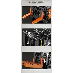 Конструктор Reobrix Mechanical Вилковий навантажувач з пультом (22002) [160766] - мініатюра 6