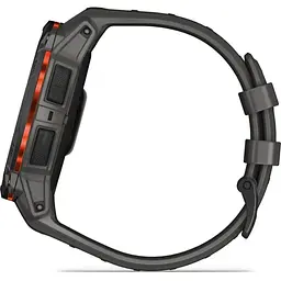 Смарт-годинник Garmin Instinct 3 50mm Solar Black with Charcoal Band (010-02935-00) - мініатюра 3