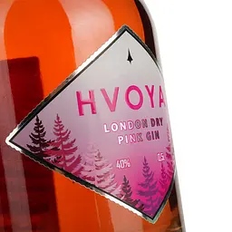 Джин HVOYA London Dry Pink 40% 0.5 л - мініатюра 3