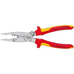 Багатофункціональні кліщі з пружиною для електромонтажних робіт KNIPEX 13 96 200