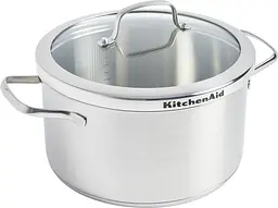 Кастрюля с крышкой KitchenAid Proline CC001879-001 24 см 5.7 л серебристая