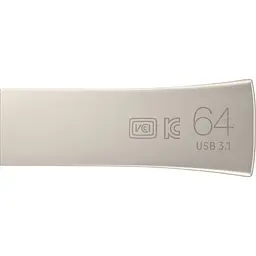 USB флеш-накопичувач Samsung Bar Plus 64GB USB-A 3.1 Champagne Silver (MUF-64BE3/APC) [124848] - мініатюра 5