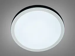 Смарт-люстра кругла LED Diasha YR-500BLACK 72Вт, без пульта, для коридору, спальні, кухні, офісу, IP20