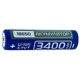 Літій-іонний акумулятор із захистом Rablex 18650 3400 mAh (Li-ion) 3.7 V - мініатюра 2