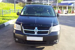 Дефлектор капоту мухобійка для Dodge Caravan V 2007-2010