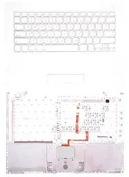 Клавіатура для ноутбука Apple MacBook (A1181) White, (White TopCase) - мініатюра 3