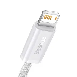 Кабель Baseus Dynamic Series Fast Charging Data Cable USB to iP 2.4A 2m Білий - мініатюра 3