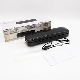 Кухонний вакуумний пакувальник Vacuum sealer Model 10 / Вакууматор для продуктів / Кухонний вакууматор 33х8, 5х6 см від мережі - мініатюра 5