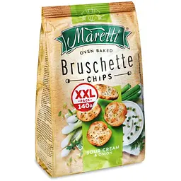 Брускети Maretti XXL Сметана з цибулею 140 г (839851) - мініатюра 2