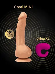 Вібратор Gvibe Greal Mini Реалістичний, 18х3.2 см - мініатюра 3