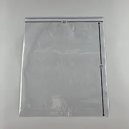 Пакети Zip-Lock прозорі 30x35 см, 100 шт, 50 мкм, поліетиленові пакети із застібкою - мініатюра 2