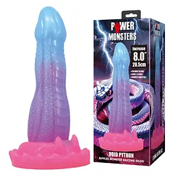 Фентезійний фалоімітатор Power Monsters Void Python різнобарвний